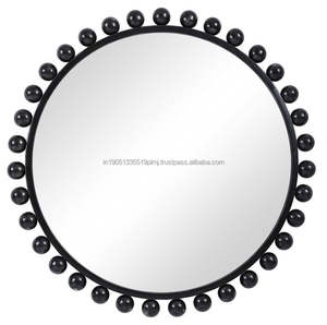 Modern Vintage Iron Wall <b>Mirror</b> Home Decor Metal Framed Decorative Hanging <b>Mirror</b> for Bathroom India - Product Image 1