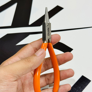 Wholesale Heavy Duty Jewelry Making Round Nose Pliers Stainless Steel Precision <b>Wire</b> Looping Pliers Jewelry <b>Craft</b> Repair Tool - Product Image 1