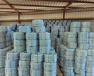 Soft Touch High Strength PP Twisted Rope 6mm Diameter UV Resistant Durable Fiber <b>Cord</b> for Commercial Use 400 Meter Coil India - Product Image 2