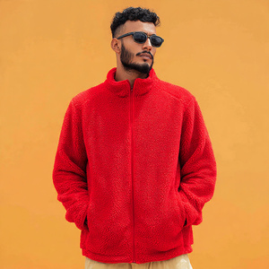 Mens Sherpa Zip up <b>Fleece</b> <b>Jackets</b> <b>Thick</b> <b>Fleece</b> Vintage Sherpa <b>Jacket</b> Men Fur Winter Zip up Sherpa <b>Fleece</b> <b>Jacket</b> for Men - Product Image 6