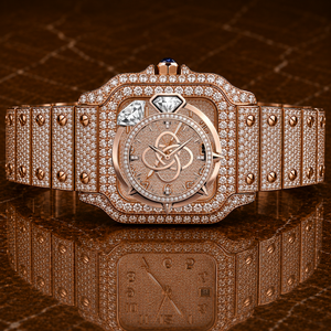 Premium Stainless Steel Moissanite <b>Diamond</b> <b>Watch</b> Men Luxury Fashion <b>Watch</b> - Product Image 1