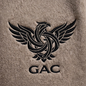 Sweat-shirt décontracté en polyester brodé avec cordon de serrage, poche kangourou, manches longues et poignets côtelés – Vente en gros - Product Image 5