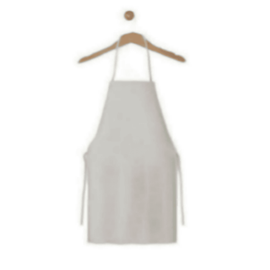 Delantal Clásico de PVC Blanco de Alta Calidad, Diseño Personalizado, Delantal de Chef Ecológico para Cocina, Limpieza del Hogar, Reutilizable, Venta al Por Mayor MGI - Product Image 3