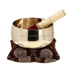 ชุดชามร้องเพลงทองเหลืองคุณภาพดีเยี่ยมเหมาะสำหรับฝึกโยคะและฝึกฝนอย่างสันติมีหลายสไตล์ในราคาที่ดีที่สุด - Product Image 2