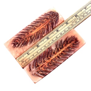 Premium Resin Honeycomb Knife Handle Scales Slabs DIY Knife Making Material Blanks Pine Cone & Wood Hybrid Handles - Product Image 3