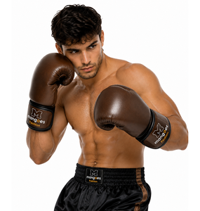 Premium Leather MMA <b>Gloves</b> Hand <b>Grips</b> for Closure Shock Absorbing Foam Comfortable Fit Unisex OEM ODM Wholesale - Product Image 2
