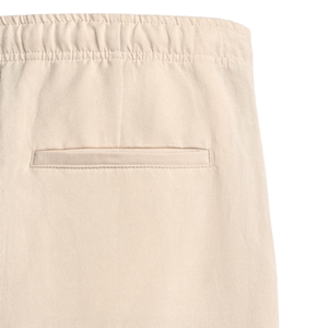 Pantalon décontracté pour homme coupe droite décontractée, taille élastique, ample, avec poches, personnalisable OEM, bas de tenue streetwear minimaliste - Product Image 5