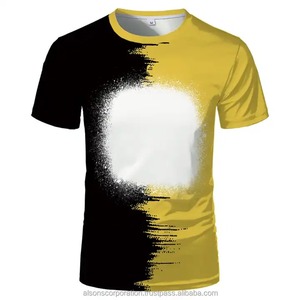 T-shirts pour hommes en coton 100% tissé, coupe ajustée, à séchage rapide et respirants, vierges ou à impression personnalisée par sublimation, vente en gros OEM - Product Image 6