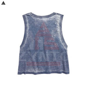 เสื้อครอปท็อปผู้หญิงคุณภาพสูง ระบายอากาศได้ดี รับผลิตตามแบบ เสื้อครอปท็อปสำหรับผู้หญิง ขายส่ง เสื้อทรงหลวม เสื้อกล้ามผู้หญิง - Product Image 2