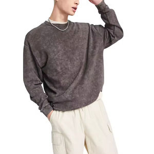 Sudaderas con Capucha para Hombre, Invierno, 350g, Lavado Ácido, 100% Algodón, Hechas a Medida, Alta Calidad, Transpirables, Ecológicas, Cuello Redondo - Product Image 1