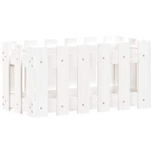 Jardinières et pots de fleurs en bois de pin massif blanc, de taille moyenne et durables - Product Image 4