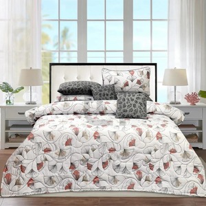 Queen Size Luxury Bed Sheet Set Breathable Soft Cotton Comfortable <b>Bedding</b> For Home And Hotel Interiors - Product Image 4