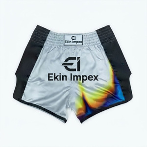 Custom Logo Pro Boxing <b>Trunks</b> Tearaway Muay Thai Shorts Heavyweight Quick Dry Breathable Elastic Waist Fighting Training Wear - Product Image 1
