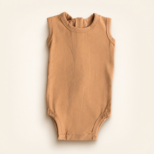 100% Cotton Baby Tank | Sleeveless O-Neck Soft Breathable Summer Everyday Infant Wear Snap Closure Comfortable Unisex Outfit - Product Image 1