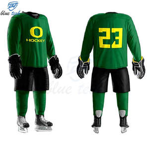 Ensemble de maillots de hockey sur glace haute performance personnalisés pour équipe, respirant, par sublimation, grandes tailles, protection UV, kit de sportswear - Product Image 2