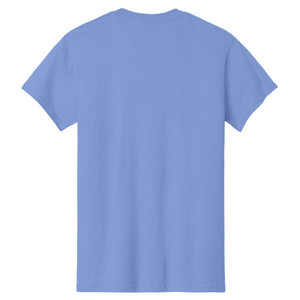 Camiseta de Cuello Alto Holgada para Hombre, Estilo Urbano, 100% Algodón Ecológico, Color Violeta Personalizado 2025 - Product Image 6
