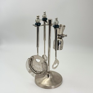 ชุดอุปกรณ์บาร์สแตนเลสสตีลสุดพิเศษ เป็นมิตรกับสิ่งแวดล้อม ดีไซน์ทันสมัย สำหรับตกแต่งบาร์ มอบอุปกรณ์เสริมที่ใช้งานได้จริง แข็งแรงทนทาน - Product Image 2