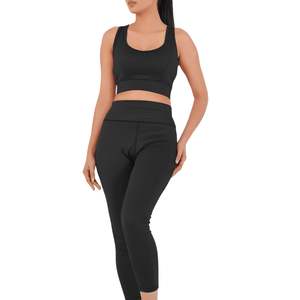 Soutien-gorge de sport brossé pour femme, dos nageur, séchage rapide, respirant, rembourré, pour la course, la gym et le fitness, vente en gros personnalisée, OEM ODM - Product Image 2