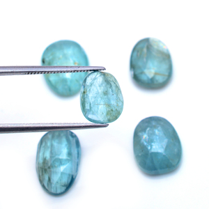 Bán buôn giá siêu chất lượng tự nhiên màu thủy sản Kyanite mặt tăng Cắt 10-13mm lỏng đá quý sử dụng cho đồ trang sức làm - Product Image 2