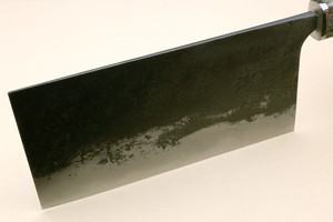 Couteau à découper artisanal en acier carbone de 7 pouces avec manche ambidextre en bois et résine, compatible lave-vaisselle et étui en cuir - Product Image 5