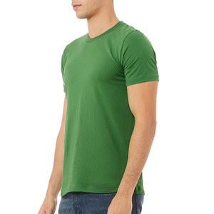 เสื้อยืดสีเขียวขวดทรงปกติสำหรับผู้ชาย เสื้อยืดผ้าฝ้ายเนื้อดี เสื้อยืดคอปกแบบกำหนดเอง เสื้อยืดผ้าโพลีคอตตอนสำหรับผู้ชาย - Product Image 5