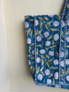 2025 Women's Tote <b>Bag</b> Big Shoulder <b>Boho</b> Hand Printed Women Tote Multi Color Large Carry <b>Bags</b> For Her Indian Tote <b>Bags</b> Quilted - Product Image 5