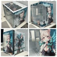 Boîtier PC Gaming Rose Anime Personnalisé Vue sur la Mer Micro ATX ITX Mini Tour Fournisseur OEM en Gros de Couleurs