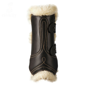 Botas de nailon para caballo, protectores de patas, vendas de seguridad con forro de piel, equipo ecuestre y veterinario para equinos - Product Image 2