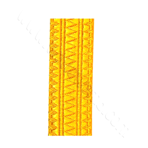 Fabricant en gros de tresse d'or de cérémonie garniture de dentelle uniforme de cérémonie tissu de fil français de fil - Product Image 2