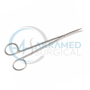 Ciseaux chirurgicaux Demartel en acier inoxydable, instrument de chirurgie générale réutilisable, certifié CE, droit, manuel, 18 cm - Product Image 2