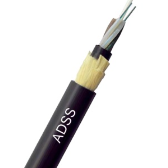 ADSS Aerial Fiber Optic Cable Single Mode Multi Mode 8 12 72 Core Outdoor Overhead Communication Cable