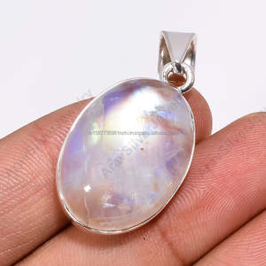 Colgante de Plata de Ley 925, joyería étnica hecha a mano, colgante de piedras preciosas reales, regalo de aniversario para mamá, colgante Vintage - Product Image 6