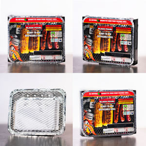 Barbacoa Ecológica Fácil de Usar, Briquetas de Carbón Vegetal en Papel de Aluminio y Parrilla Desechable Fácil de Montar con Características de Seguridad - Product Image 6