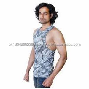 Hot Sale <b>Men</b> Tank <b>Top</b> Gym Athletic Sport Sleeveless T Shirt <b>Men's</b> Essential 100% Organic Cotton Tank <b>Top</b> - Product Image 5