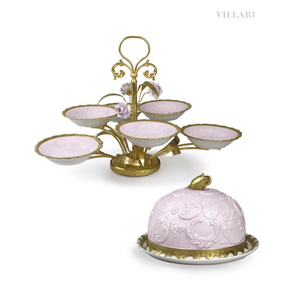 Handmade Wooden Serving Round Shape Bowl <b>Trays</b> With Gold Deer Legs Oriental Design For Gifting And Food Items Serving Supplies - Product Image 2