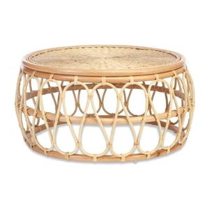 Table en rotin naturel pour la salle à manger et le café, vente en gros, durable, fabriquée à la main, écologique, en provenance du Vietnam - Product Image 1