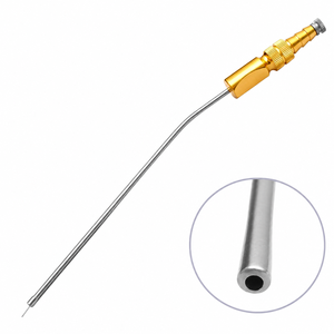 Tube d'aspiration Frazier de classe I certifié CE de haute qualité, à pointe atraumatique, en acier inoxydable allemand, manuel, pour l'élimination des fluides - Product Image 1