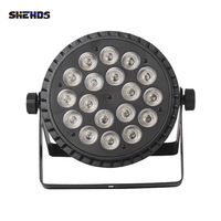 Projecteur LED PAR haute puissance 18x12W RGBW 4 en 1 en aluminium moulé sous pression pour DJ, églises, scènes et concerts