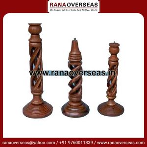 Compre el candelero de madera trenzado más vendido al precio más bajo para decoración de bodas Decoración de festivales - Product Image 6