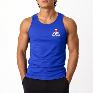 Custom <b>Men's</b> Athletic Tank Top Sleeveless <b>Gym</b> Shirt Quick Dry Sports <b>Vest</b> OEM Custom Design Quick Dry <b>Vest</b> <b>For</b> <b>Men</b> - Product Image 2