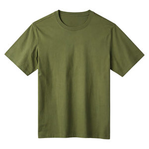Camisetas Cortas Lisas con Estampado Gráfico al por Mayor, 100% Algodón Jersey, Cuello Redondo, Camiseta Personalizada con Serigrafía para Hombre, 200 Gramos - Product Image 4