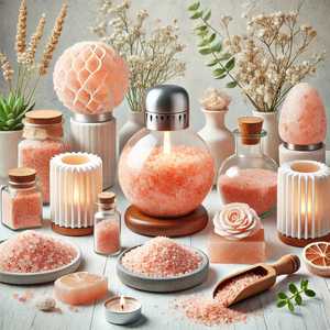 Sel de bain de haute qualité à la rose de l'Himalaya, en forme de cristaux, dans un récipient en verre, logo personnalisé, best-seller, nouvelle arrivée, pour adultes, en vente en ligne - Product Image 1