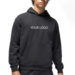 Regular Style Men's Hoodies 100% Cotton Fleece Custom Logo Hooded Sweatshirt Streetwear Style Casual Wear Hoodies For Men's Wear - Product Image 1