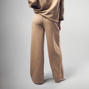 Custom Logo Cotton <b>Women</b> Sweatpants <b>Jogger</b> Pants With Pockets High Waist Solid Color <b>Joggers</b> Cotton <b>Fleece</b> Bottom - Product Image 2