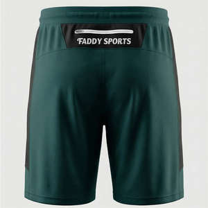 Shorts de course à séchage rapide pour hommes, respirants, pour la gym, le fitness, les entraînements sportifs, avec poches zippées et cordon de serrage, pour l'entraînement athlétique - Product Image 2
