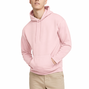 Sudaderas Personalizadas de Spandex/Algodón para Hombre, Tejido de Felpa Suave Teñido Liso, Moda Urbana Informal, Ropa de Invierno Ecológica - Product Image 2