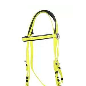 Bridons pour chevaux en cuir de qualité professionnelle - Matériel durable, sangles réglables, couleur/taille personnalisable, impression personnalisée - Product Image 5