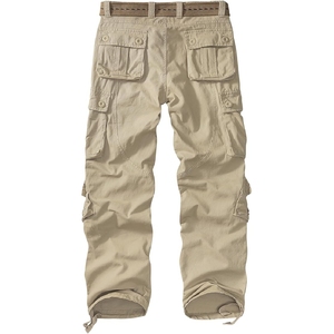 Nouveau 2025 Pantalon de travail fabriqué en usine de bonne qualité pour homme 65% coton 35% Polyester imperméable pantalon à poches multiples - Product Image 6