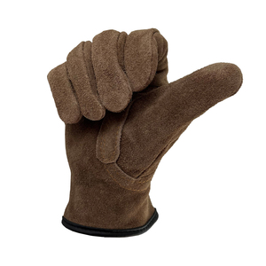 Durable Soft Natural Best Quality Cowhide Leather <b>Driver</b> Working <b>Gloves</b> Custom Logo Design Industrial Work Safety Driving <b>Gloves</b> - Product Image 3