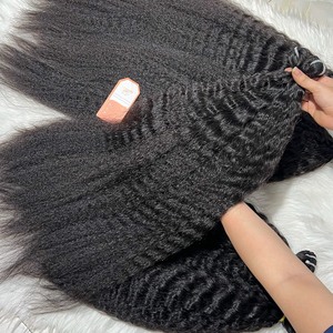 Piano Color Straight Kinky <b>Hair</b> Bundles Vietnamese <b>Hair</b> Raw Human <b>Hair</b> Extensions Cheap Factory Price - Product Image 4
